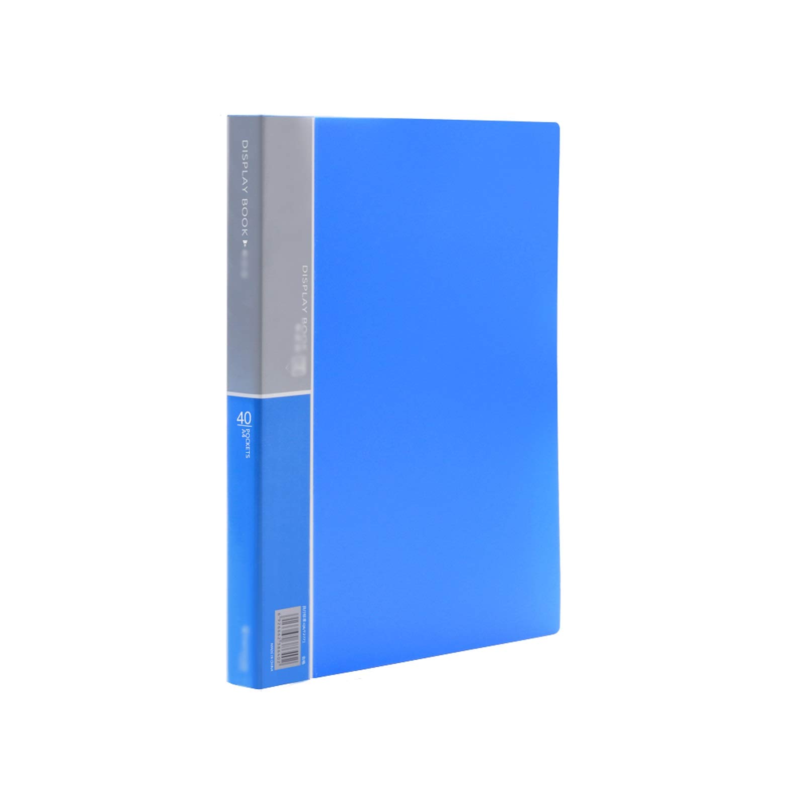 Cartella Portadocumenti Cartella A4 Libro Bus-Lay Sided Trasparente Pagina Interna Report Display Cartella Professionale Regalo regalo / Business / Intervista (10 confezione) Buste Portadocumenti(Blue