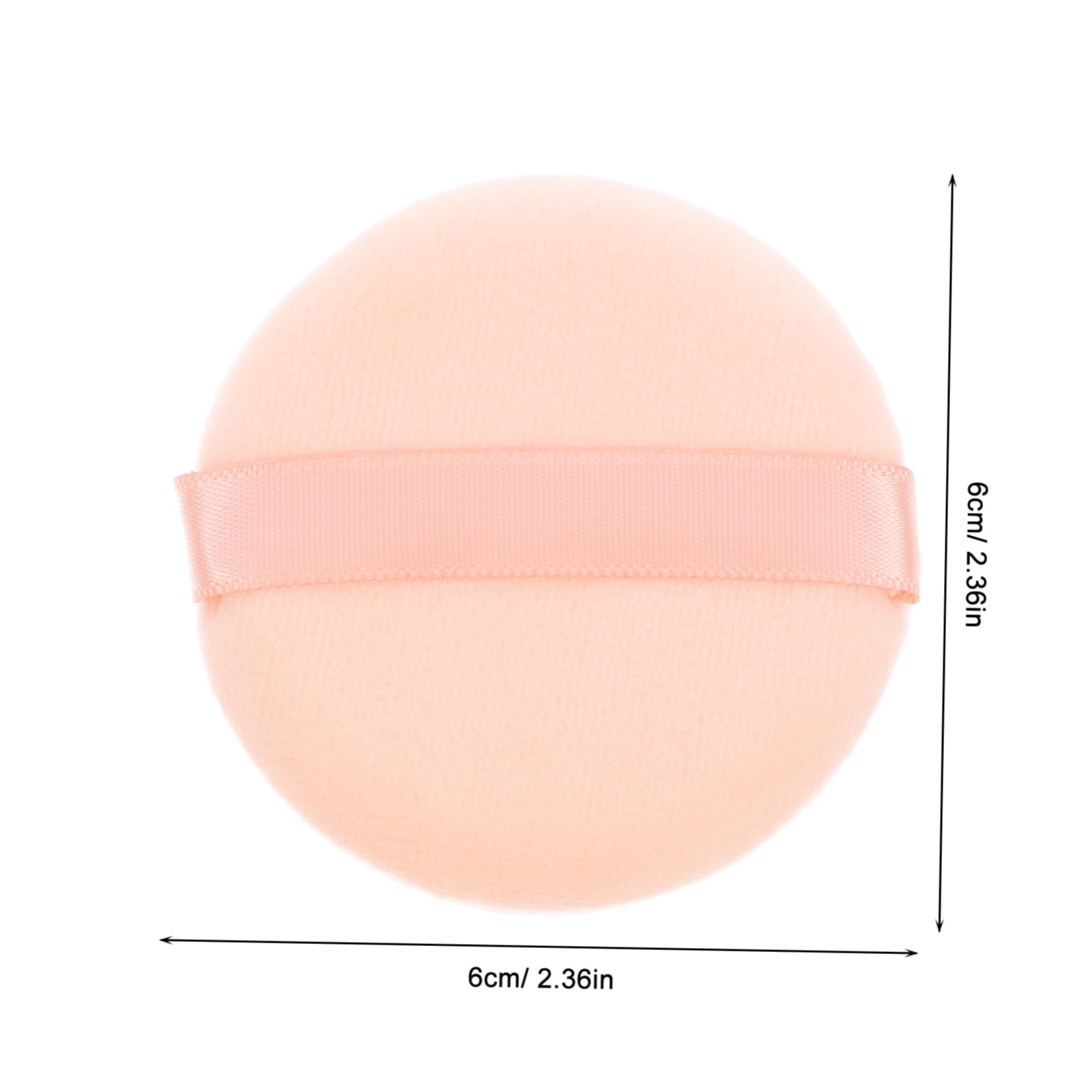 PACKOVE 16Pcs Cotton Face Powder for Makeup Velour Cushions for Loose Powder Foundation Application Durable Washable Makeup Sponges Occasion