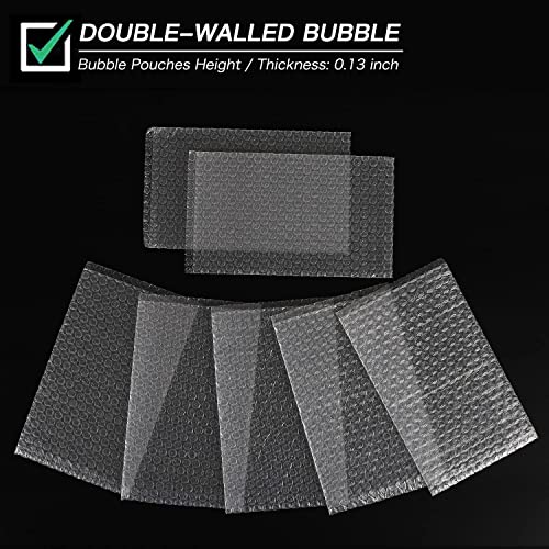 Wanghoo 20Pcs Clear Bubble Out Bags, 6X8 Inch Bubble Pouches Wrap Cushioning Packaging Bags, Double Wall Shockproof Protective Storage Bag For Moving, Shipping, Packing And Storage #TOP4