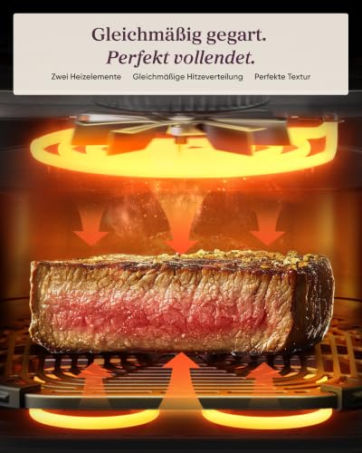 Cosori Airfryer, Testsieger, 10,8L Turbo Tower Pro Smart