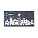 Seattle Skyline License Plate by Design Turnpike, 16x32-Inch Canvas Wall Art