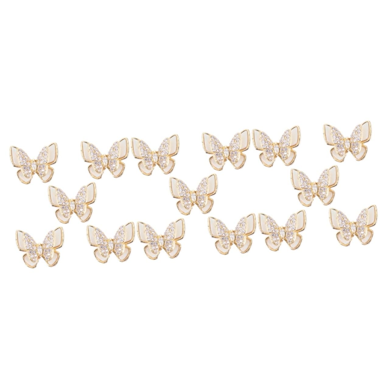 FRCOLOR 15pièces Charms De Manucure Pour Art Décorations Élégantes Pour Manucure Et Festive