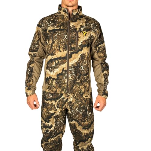 Image of HOT SHOT Men's Flannel Lined Camo Hunting Jacket - Camouflage Outdoor Jacket for Men