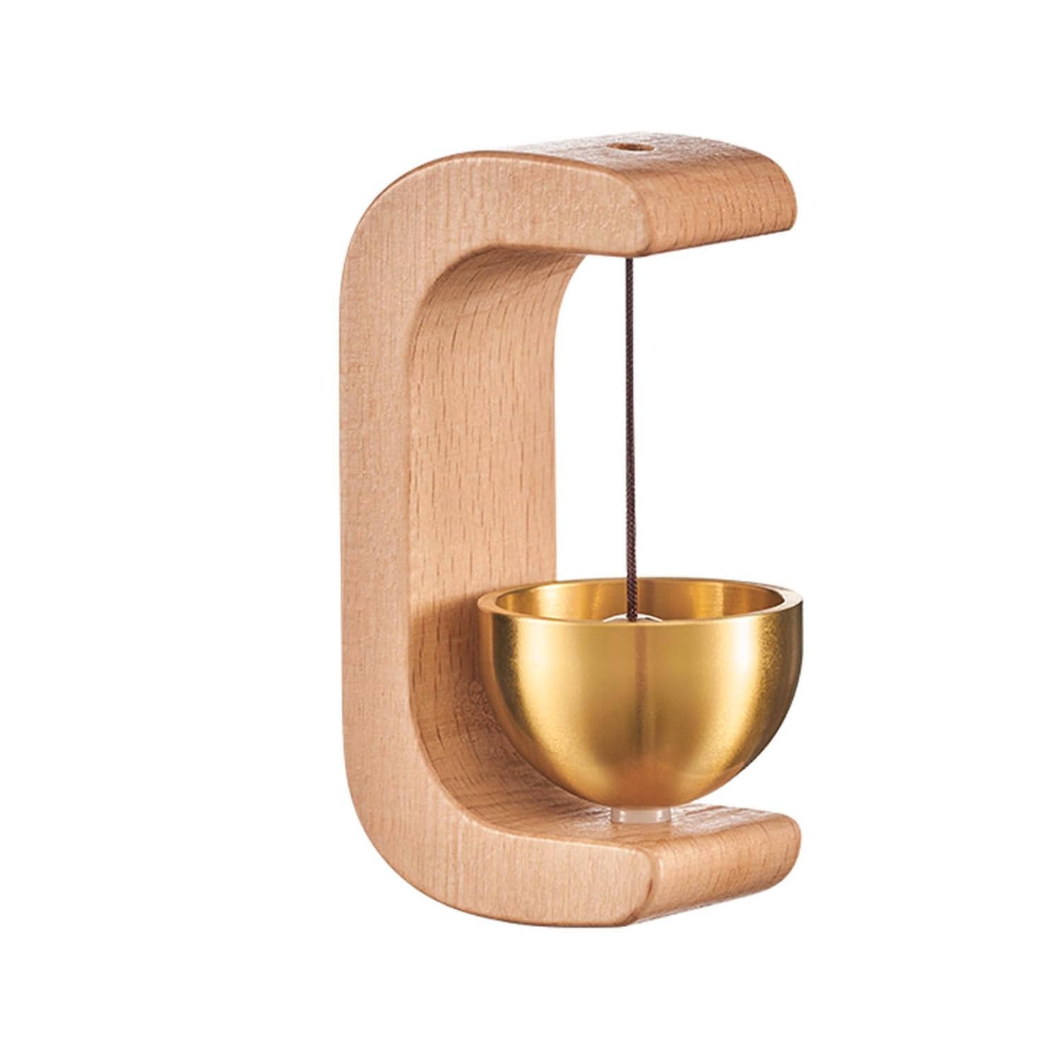 Wooden Door Chime with Brass Bell | Magnetic Self-Adhesive Door Bell for Home & Shop | Serene Acoustic Sound | Ideal for Shopkeepers & Housewarming Gift-image-28