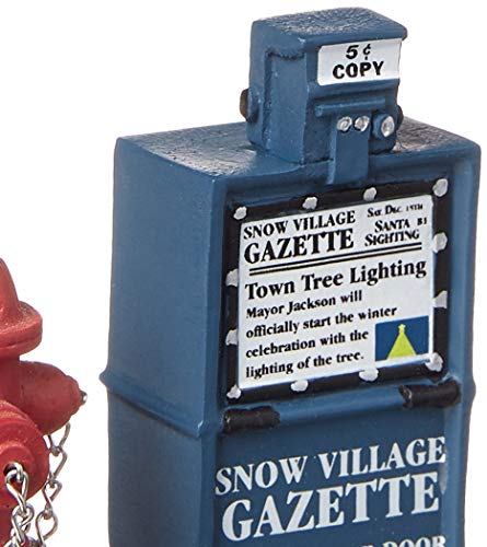 Department 56 Village Fire Hydrant And Newspaper Box Accessory Set Of 2, Multicolor, 5 x 1,981.2 x 5 cm - Image 4