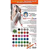 GERCUTTER Store - 5 Yards Siser Glitter Heat Transfer Vinyl 20