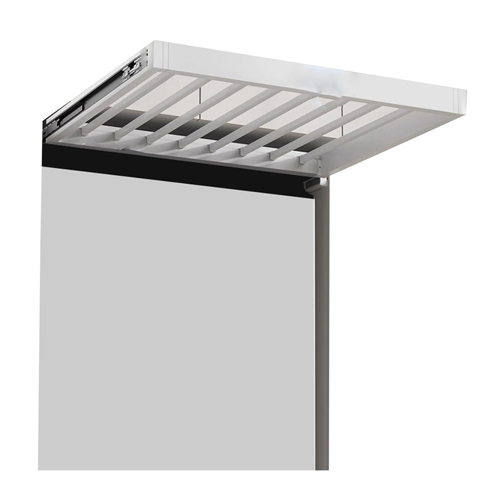 SWENEEN Drawer-Type Balcony Trouser Drawer,Built-In Closet Pullout Basket Above Washing Machine,For Drying Clothes After Washing,Color 2-54x66-71cm