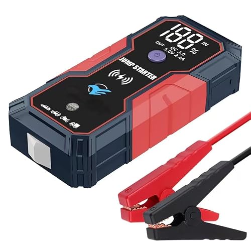 Urządzenie ułatwiające rozruch samochodu, 800 A 20000 mAh, zestaw akumulatorów awaryjnych do silników wysokoprężnych 12 V 3,0 l, silniki benzynowe 5,0 l, skrzynka wspomagająca rozruch akumulatora z 2
