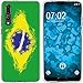 Produktbild PhoneNatic Case kompatibel mit Huawei P20 Pro Silikon-Hülle WM Brasilien M3