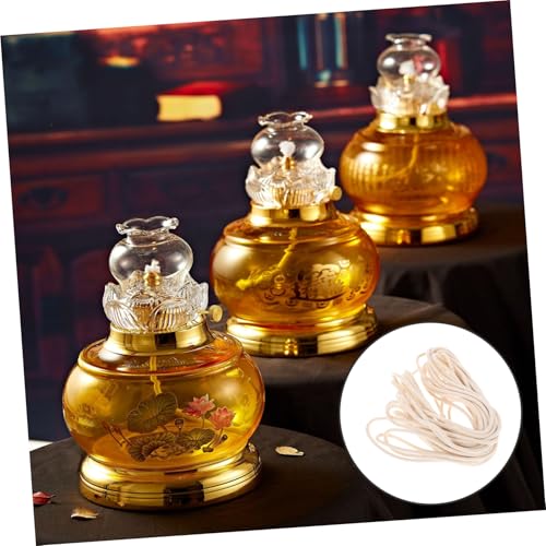 Mechas de algodón para lámparas de aceite 10m miniatura 5