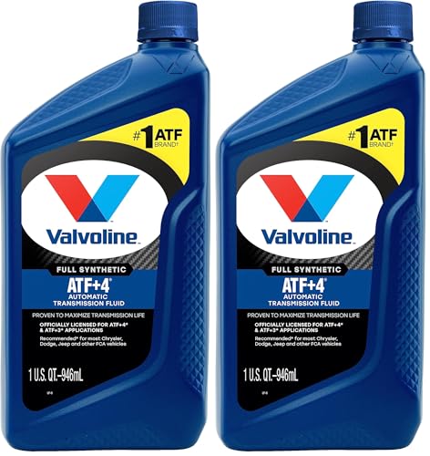 Image of Valvoline ATF 4 Full Synthetic Automatic Transmission Fluid 1 Quart (Pack of 2)