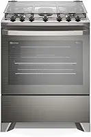 Fogão Electrolux 5 Bocas Experience com VaporBake Prata FE5TC