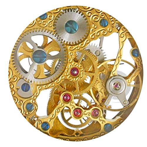 Image of OGLE 3ATM Waterproof Large Size Classic Skeleton Vintage Stainless Steel Case Fob Manual Winding Hand Wind Manual Mechanical Pocket Watch with Stainless Steel Chain
