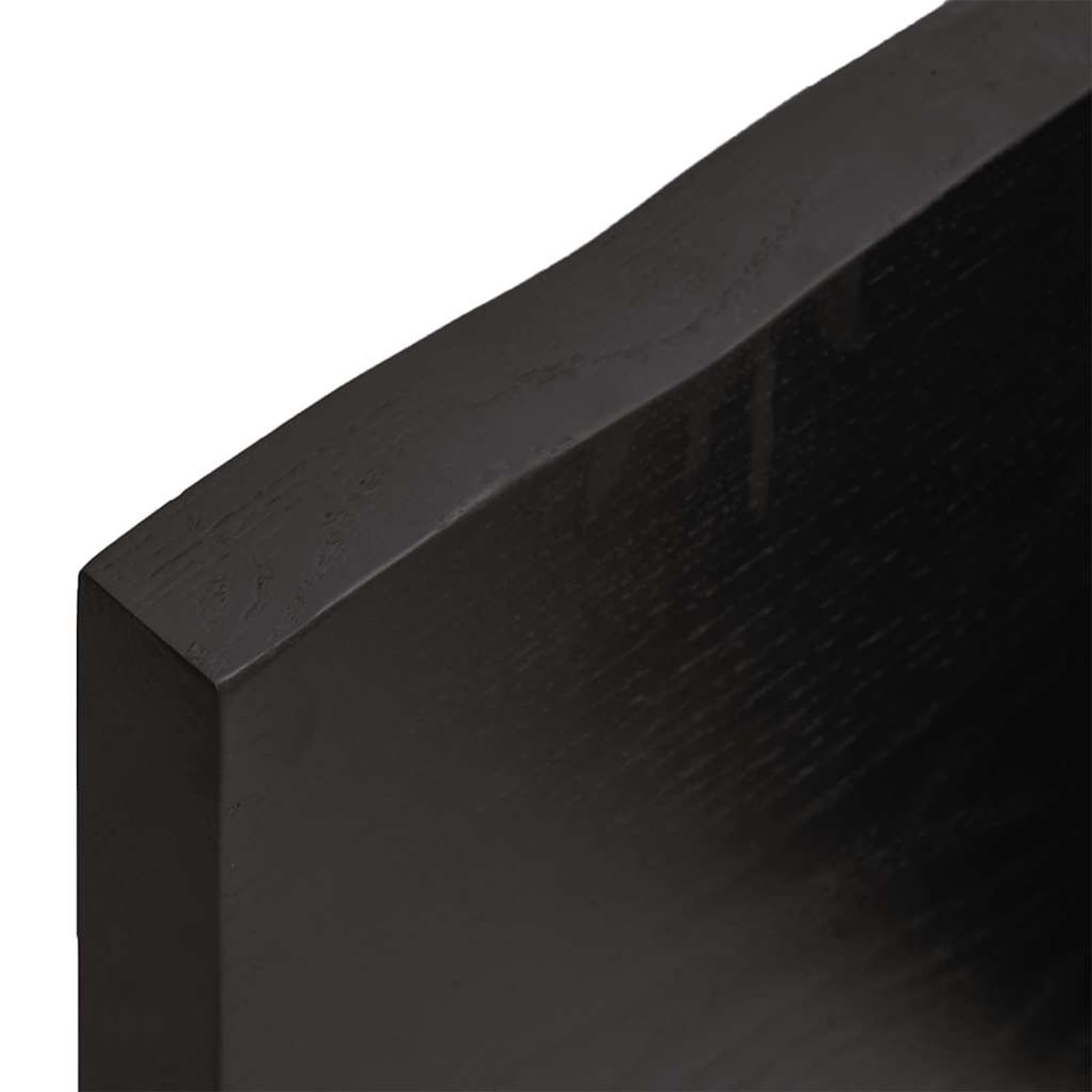 Piano Tavolo in Rovere Massello 140x50x(2-4) cm con Bordo Vivo e Design Pieghevole per Rinnovo Tavoli Casa e Ufficio