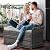 YITAHOME 90 Gallon Outdoor Wicker Storage Bench w/Cushion, Large PE Rattan Deck Storage Box w/Handles & Hydraulics for Patio Furniture, Cushions, Garden Tools, Pool & Sports Equipment, Light Gray