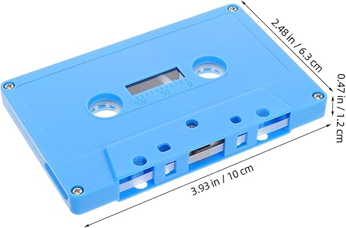 Miniatura 2 de BESTonZON Caja de almacenamiento de cinta de casete retro, decoración de música, decoración de sala de música, cintas de casete de bricolaje, 2 uds