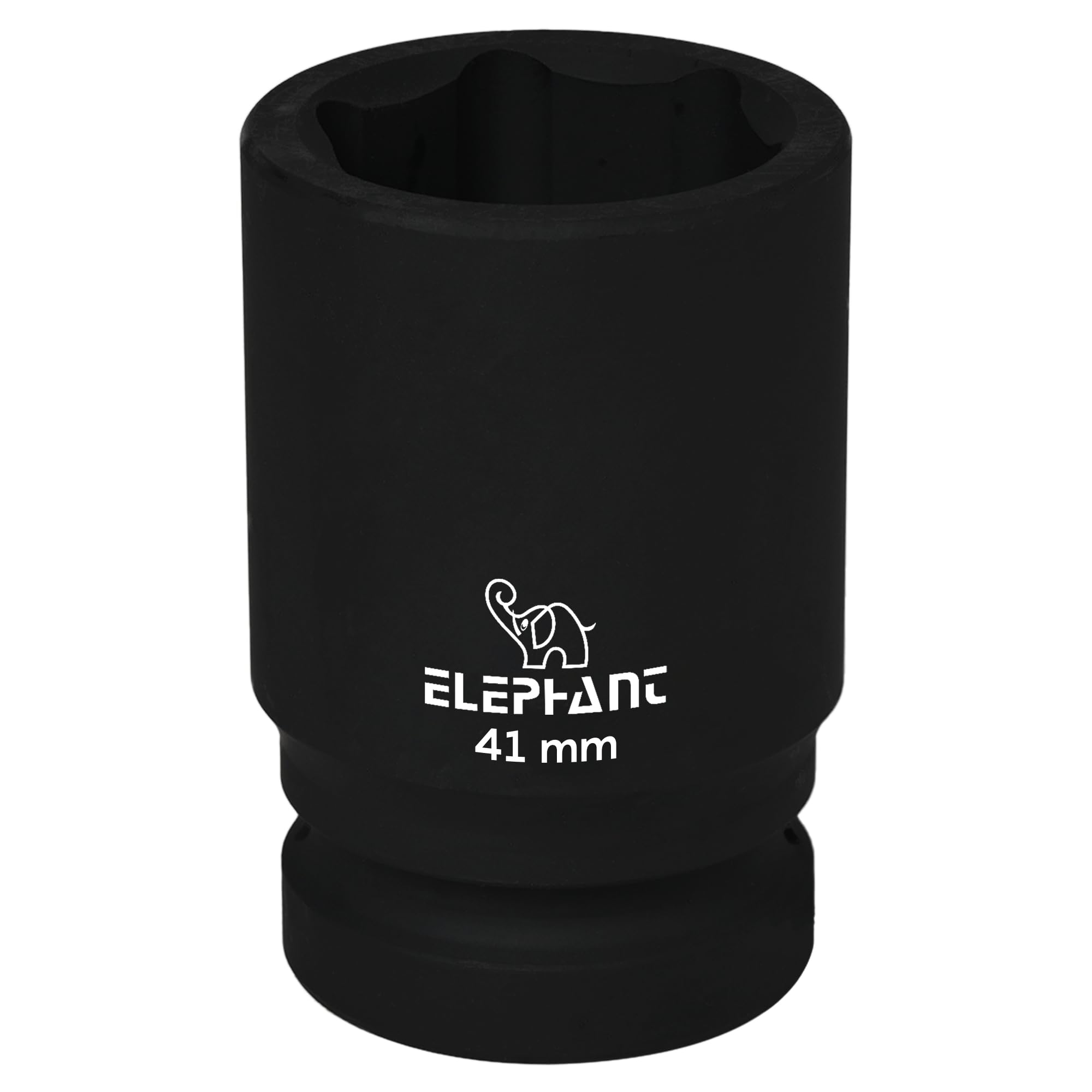 Elephant Metal 1 Inch Square Drive STD Impact Socket | 6-Point | 90 mm Length | 41 mm Size