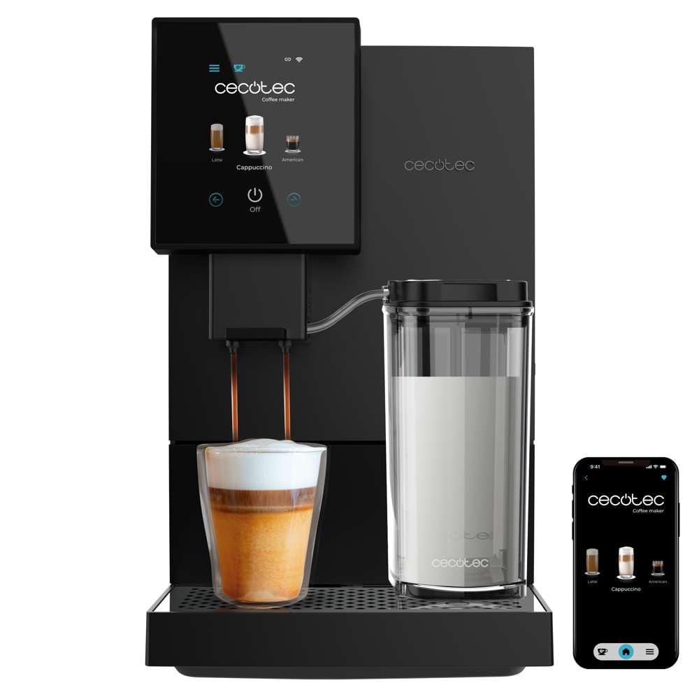 Cecotec Cremmaet Compactccino, machine espresso automatique, 19 bars