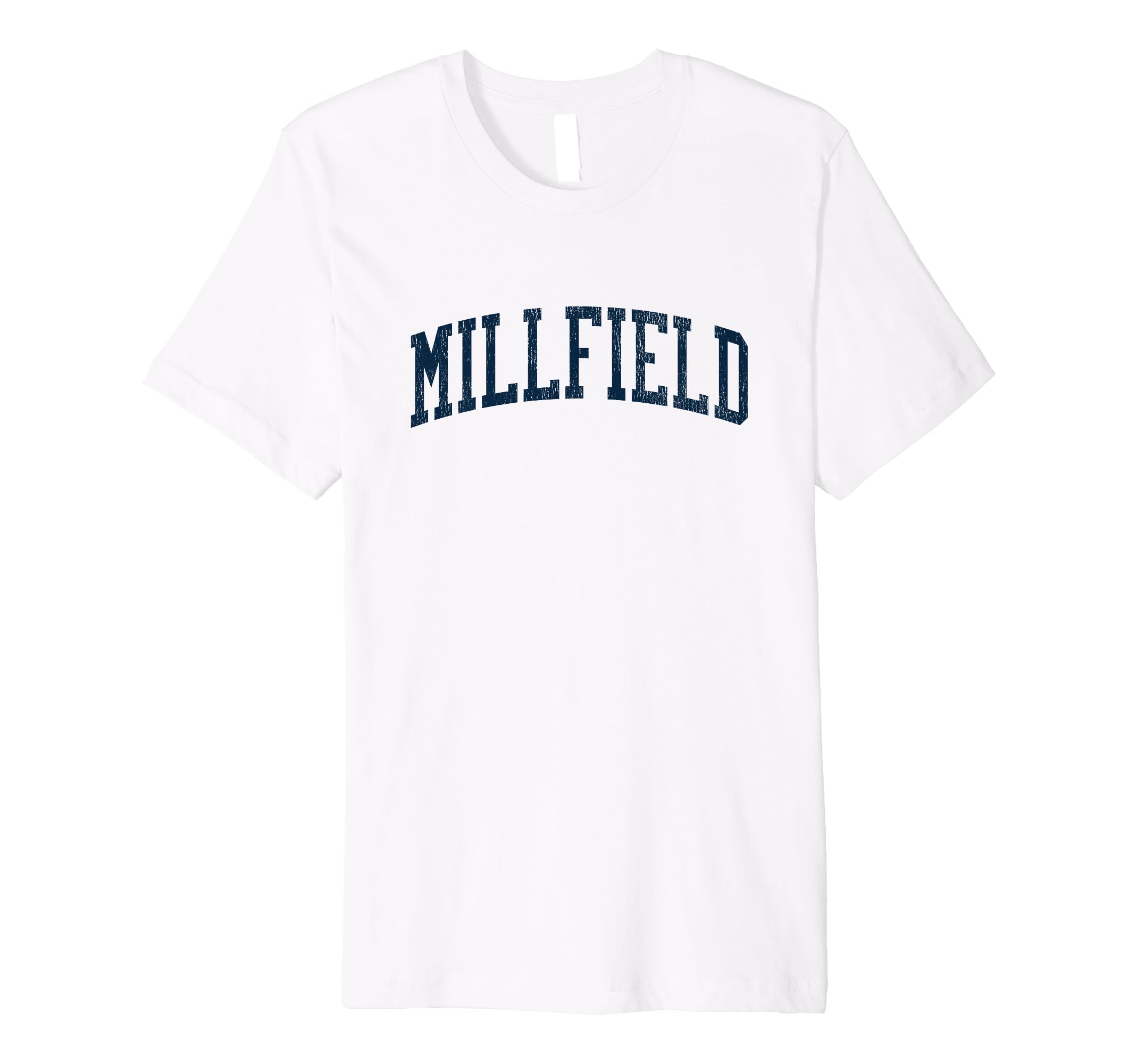 Amazon.com: Millfield OH Vintage Athletic Sports JSN2 Navy Print  