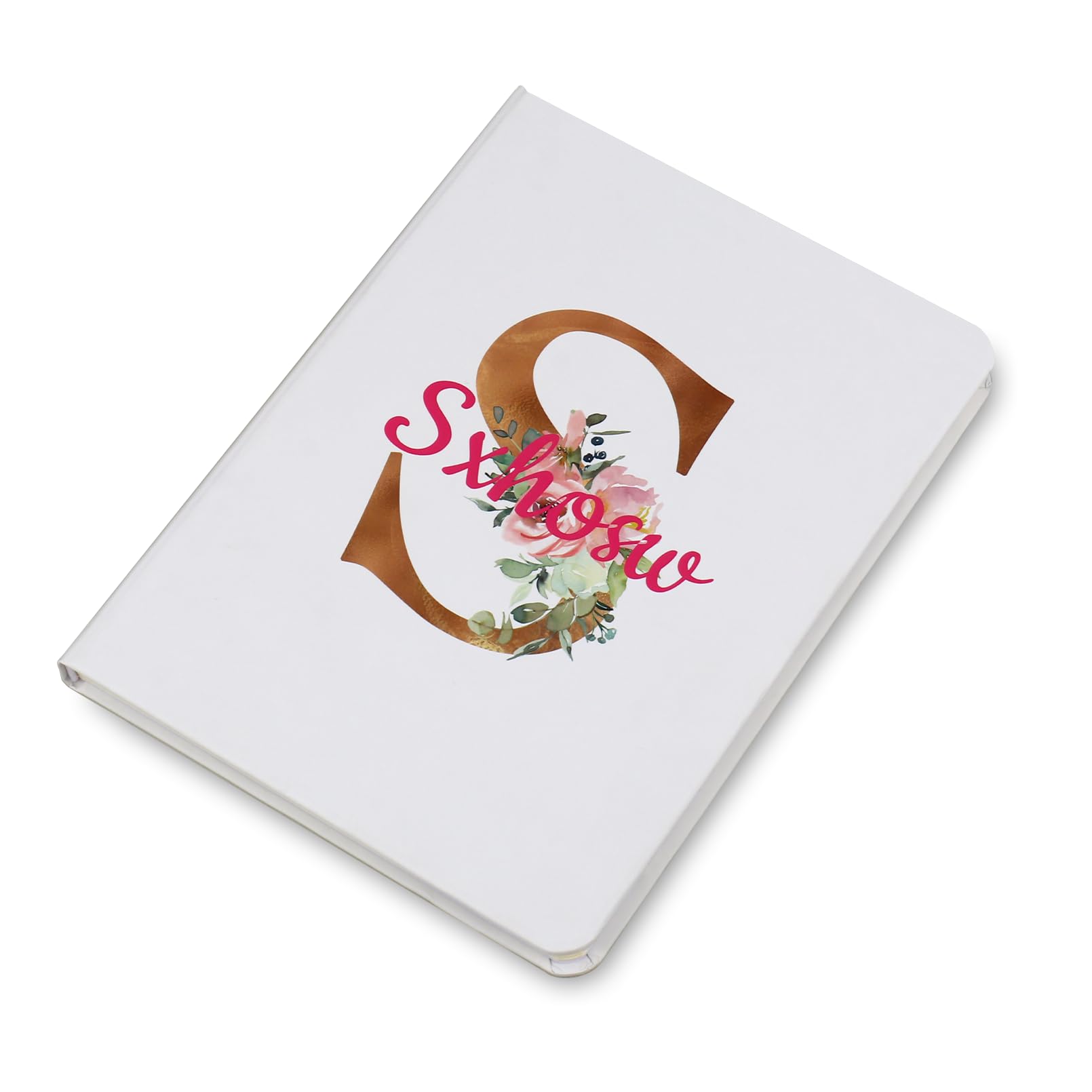 Dinikally Custom Leather Journal - Personalized Notebook with Custom Text and Designs for Students, Friends, Teachers and Graduates