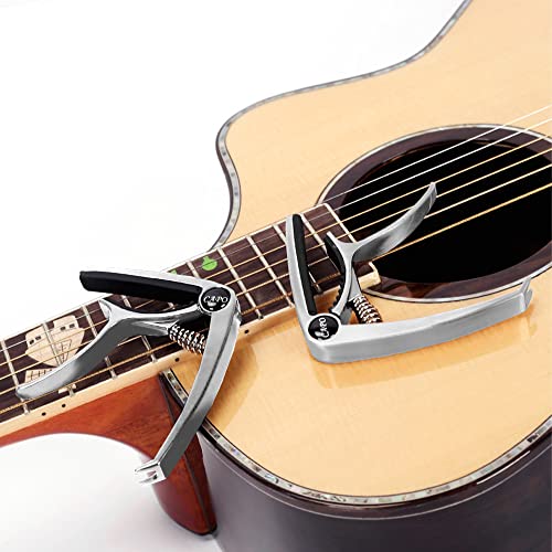 Newaner Capodastre Guitare x2, Alliage Capo de Guitare Pour 6 Cordes Folk Guitare, Guitare Electrique et Acoustique… - Les Beatles, Paul McCartney, John Lennon, RIngo Starr, George Harrison Newaner Capodastre Guitare x2, Alliage Capo de Guitare Pour 6 Cordes Folk Guitare, Guitare Electrique et Acoustique… – Image 8