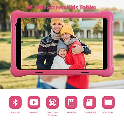 XCX 8 Zoll Tablet Kinder, Android 11 Kinder Tablet, 1280 * 800 IPS Display, 2GB+32GB, Quad Core, Vorinstalliertes Kidoz… - Image 5