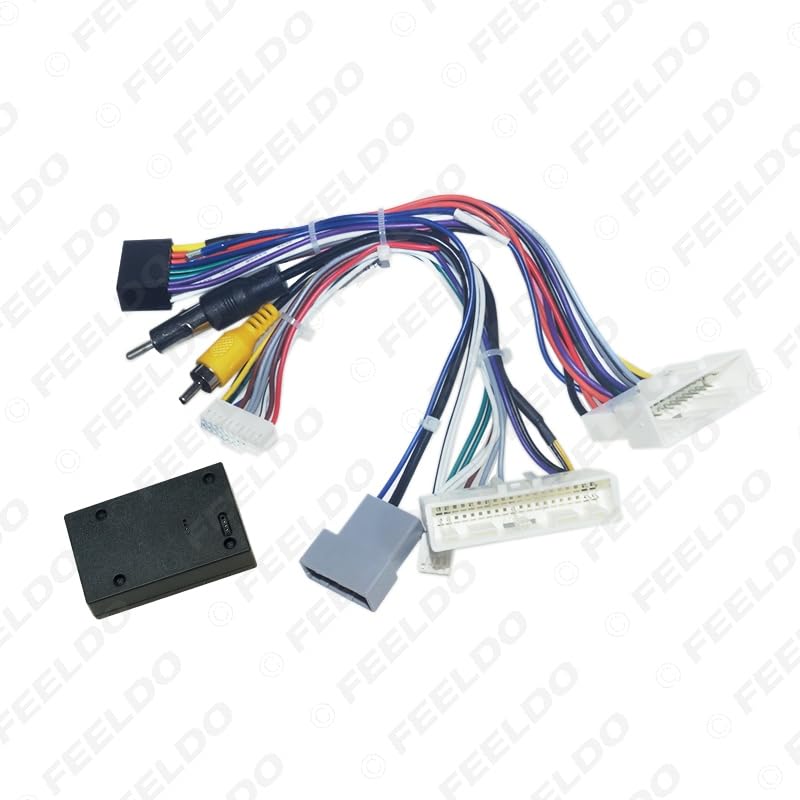 Car for Audio 16PIN Android Power Cable Adapter with Canbus Box for Nissan Sylphy Tiida CD/DVD Player Wiring Harness #HQ6555 - (Color Name: CANBUS Box)