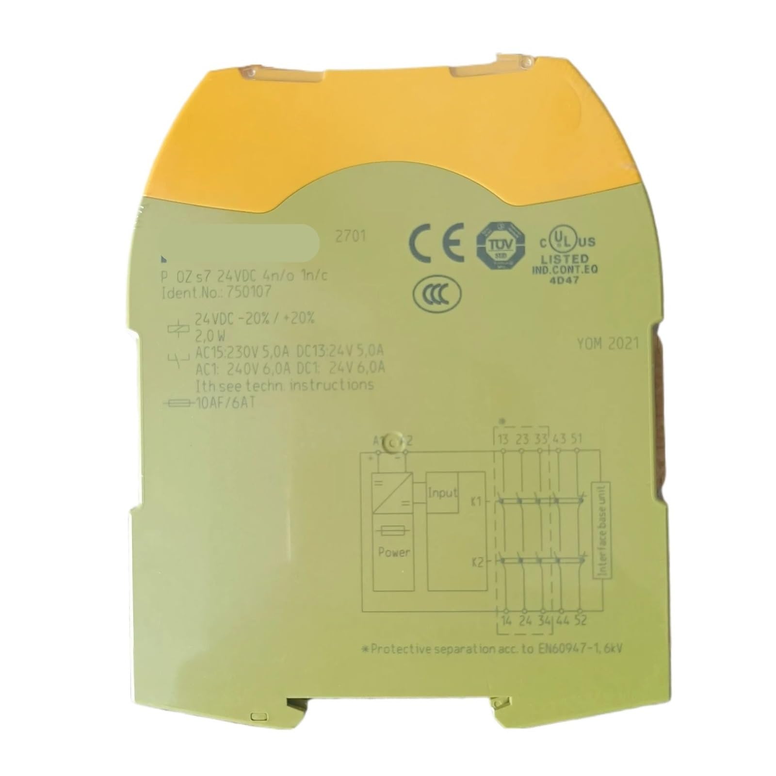 YMUGUEGH 1pcs relay S7 750107