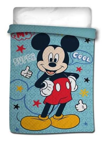 Disney Jay Franco Colcha Bouti Termosellada Mickey, 170 x 250 cm, Microfibra, Relleno 100gsm JE11736ET
