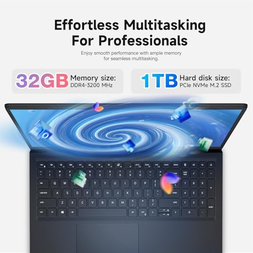 Image of Dell 15 Touchscreen Business Laptop, Intel 10-Core i7-1355U, 15.6 FHD 220nits Display, 16GB RAM & 1TB SSD, Windows 11 Pro, AI Copilot