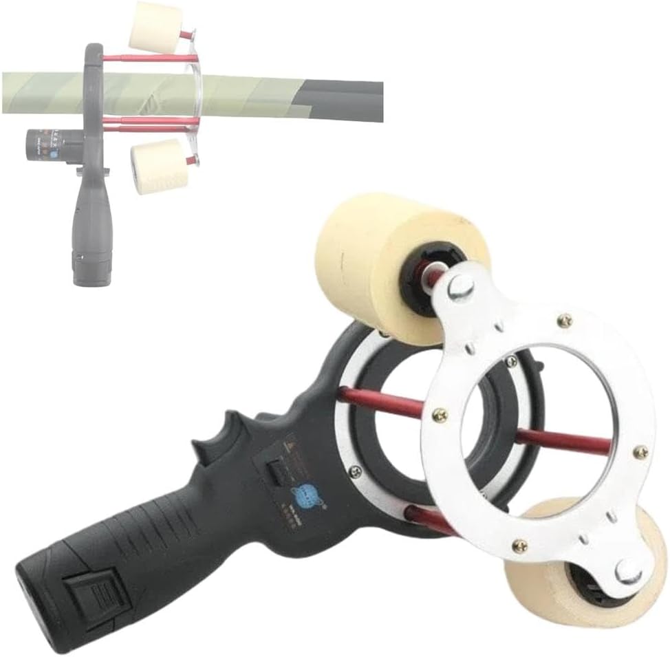 Coil Winding Machine, 7cm Air Conditioner Pipe Wrapping Machine, Rotation Speed 70~380 R/min, Automatic Tube Wrapping Hand Tools, for Wrapping Air Conditioner Pipe