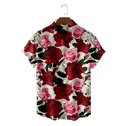 Chemise à séchage rapide pour hommes, finie la transpiration avec le style fleur vintage