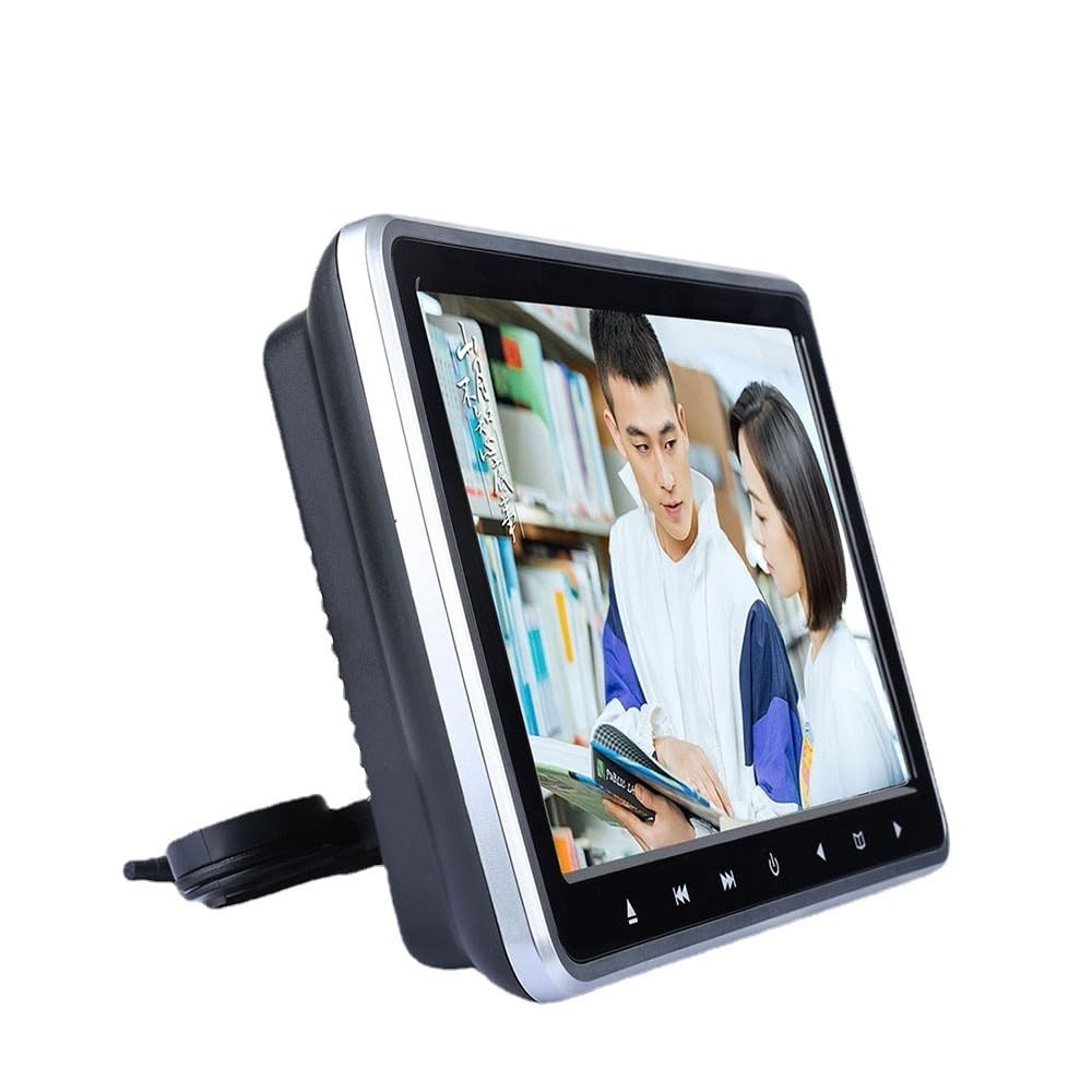 Lecteur DVD pour Voiture Moniteur DVD d'appui-tête Externe de 10,1 Pouces Moniteur d'appui-tête 10.1 Moniteur DVD d'appui-tête d'aspiration 10.1 Multifonctionnel, Grand écran