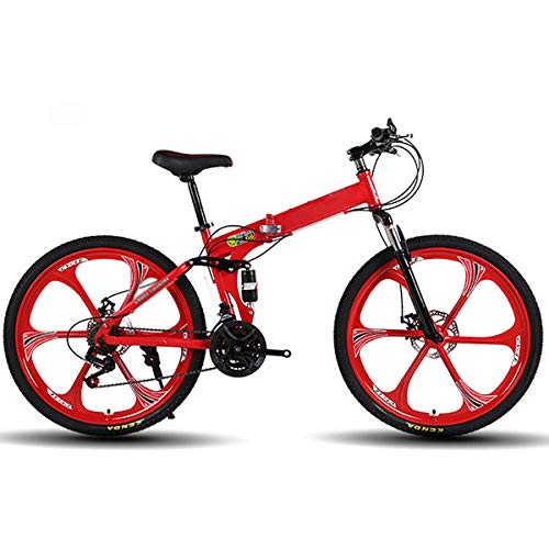 Bicicletas de montaña para adultos, bicicletas plegables para exteriores, en 15 segundos, 24, 26 pulgadas, 21, 24 y 27 velocidades, bicicleta plegable para exteriores, 24 pulgadas, 21 velocidades