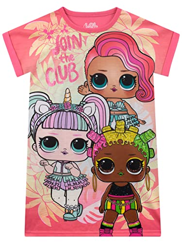 Mädchen Nachthemd Mit Rüschenärmeln - Baumwolle Nachthemden Für Prinzessinnen 3-8 Jahre