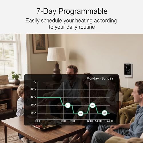 Thermostat électrique au sol programmable pour une maison chaleureuse et connectée - 6
