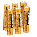 ZZWJBCYLE 6 Pack NI-MH AAA Rechargeable Battery for Panasonic, 1.2v 630mah HHR-65AAABU AAA Batteries for Panasonic Cordless Phone Handset, Remote Controls, Electronics…
