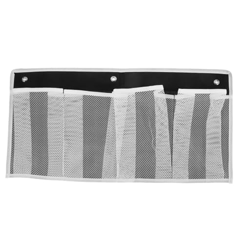 POPETPOP Organizer Da Comodino Per Scarpe Da Appendere, Deposito Scarpe Per Camper Non Tessuto 4 Tasche a Rete Traspiranti, Salvaspazio Per Interni Camper e Dormitorio