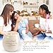Pavilion Light Your Way Memorial Ceramic Vessel - 100% Soy Wax Candle with 