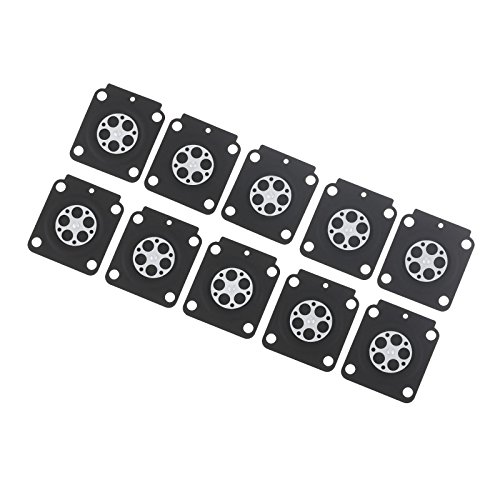 Hicello 10Pcs Metering Diaphragm Replaces, Metering Diaphragm Assembly For Zama A015053, Small Engine Carburetor #TOP1