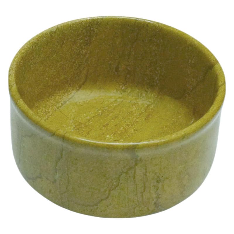 Chinkara Jaisalmer Yellow Stone Best Serving Bowl, 250Ml, Pack of 1 (4Inch * 4Inch * 2Inch)