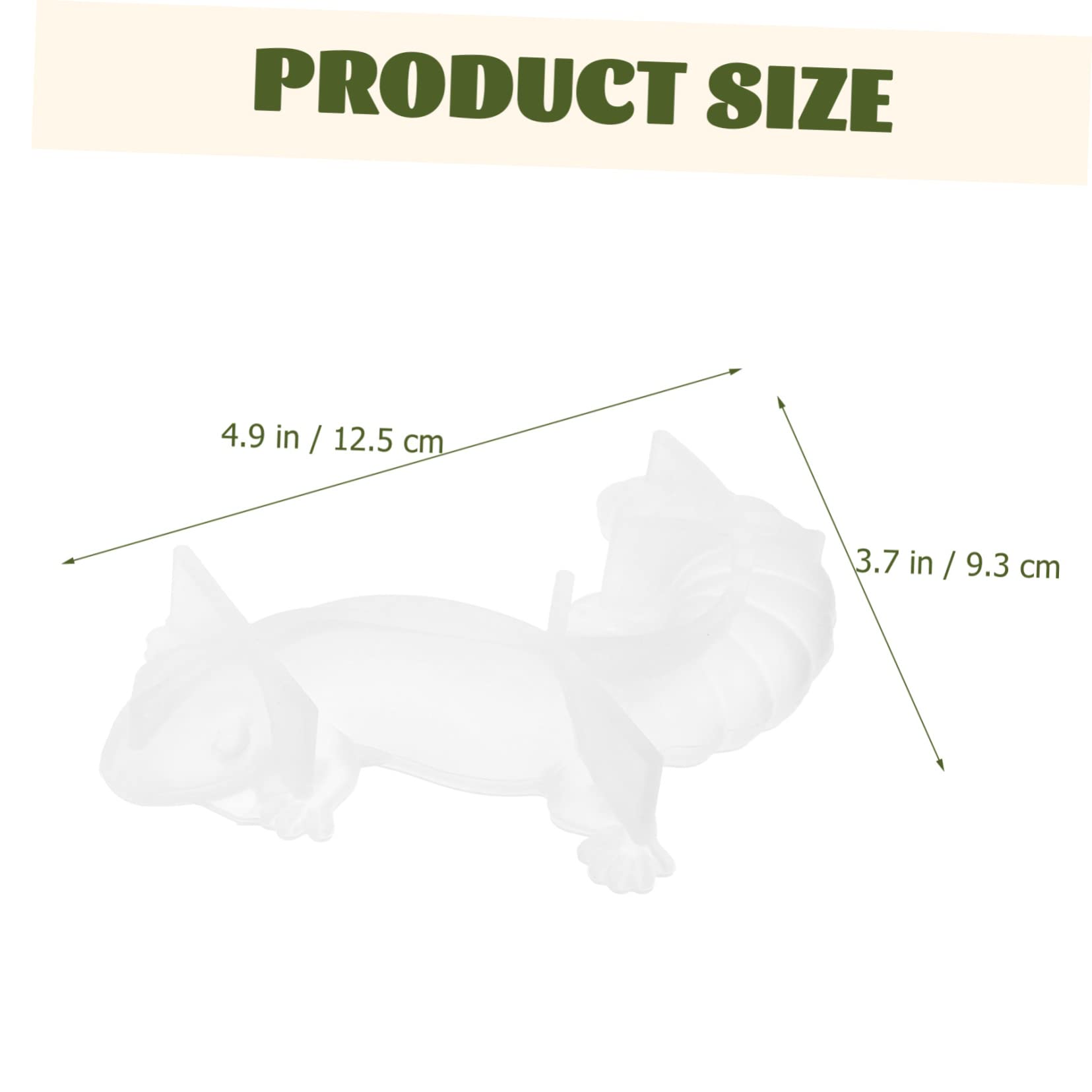 Housoutil 3 Ensembles Moule en Silicone pour Décoration De Petits Animaux Moule Réutilisable pour Bébé Moule en Époxy pour Bricolage Moule en Silicone pour Décoration De 4 pièces * 3