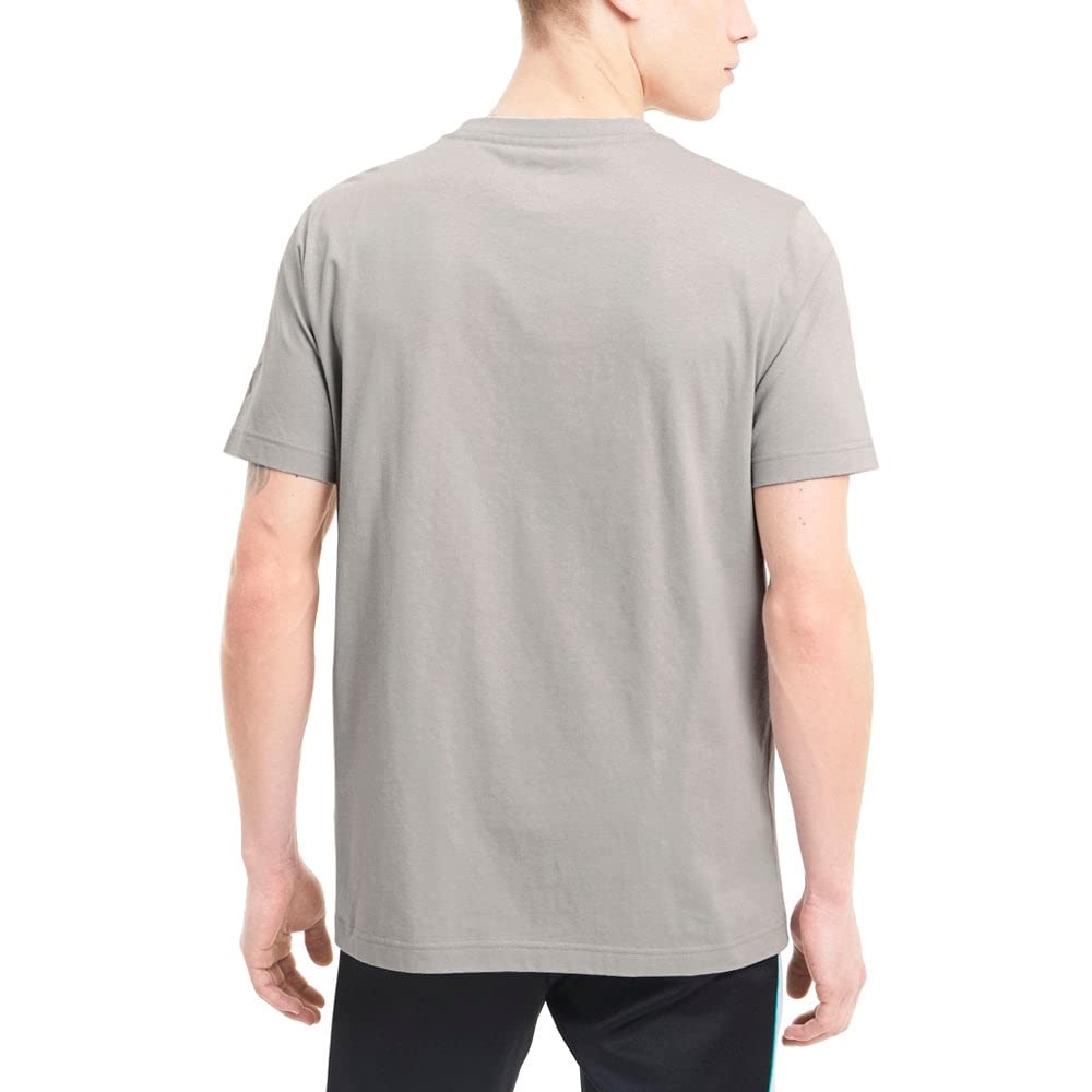 Formula 1 Mercedes AMG Petronas Men's Motorsport Logo Tee, Mercedes Team Silver, S