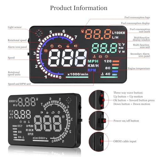 wiiyii HUD A8 Digital Speedometer