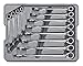 Westward 4NZL2 Ratcheting Combo Wrench Set, Metric, 12 Pc