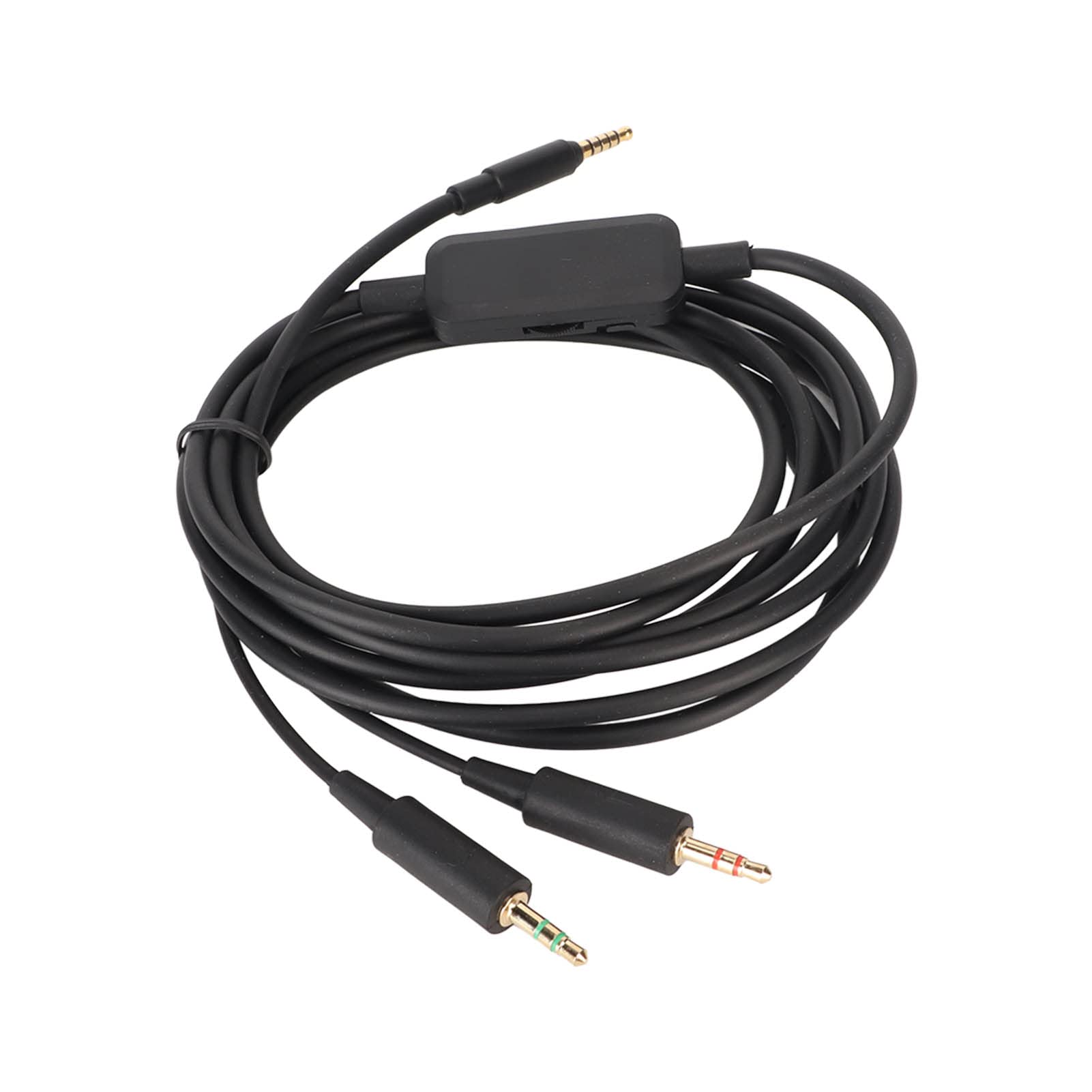 Kopfhörer-Ersatzkabel, Ersatz-Kopfhörerkabel, Kompatibel mit 3,5-mm-Lautstärkeregler-Soundkabel, für MMX300 MMX300 Headset der 2. Generation