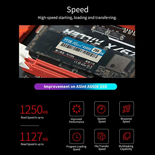 Image of TrueCartAS606 SATA M.2 /NGFF SSD Solid State Drive Hard Disk for Desktop Laptop PC 256GB