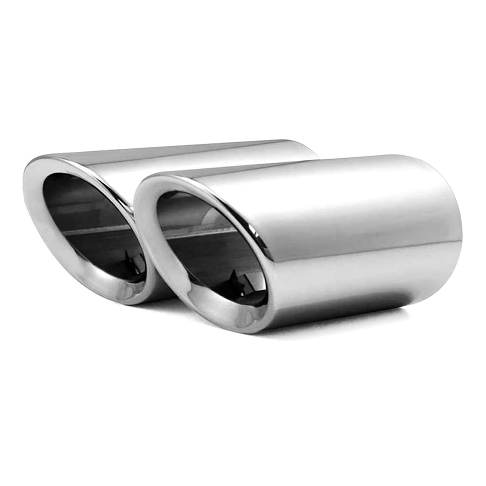 per VW per CC 2012-2015 per P&assat 2011-2015 per Tiguan Silenziatore di Scarico in Acciaio Inox Punta 3 Pollici/7.6 Cm Silenziatore di Aspirazione Tubo di Coda Punta Scarico Dell'Auto