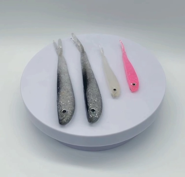 Esca Da Pesca In Silicone Morbido Con Occhi 3D - 15 Pezzi Per Pesca Sportiva - Foto 8