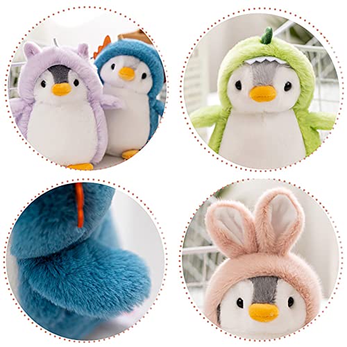 EXQULEG Pinguin Kuscheltier, Pinguin Stofftier Plüschtier, Süße Pinguin Plüsch Spielzeug Plüschpinguin Geschenke für Jungen Mädchen Kinder (C)